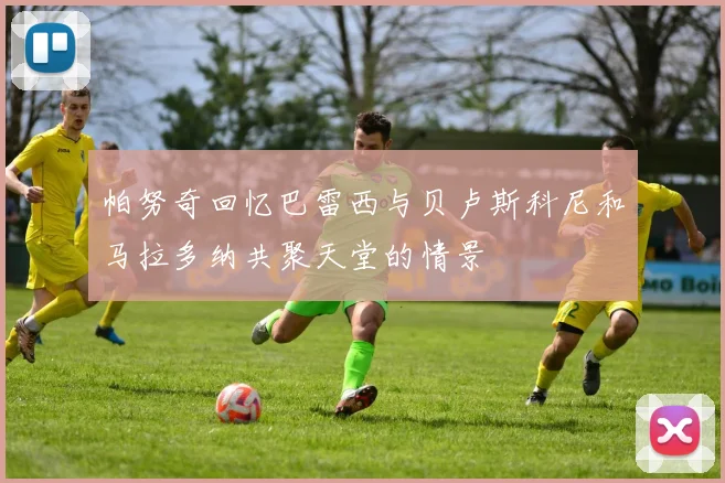 帕努奇回忆巴雷西与贝卢斯科尼和马拉多纳共聚天堂的情景